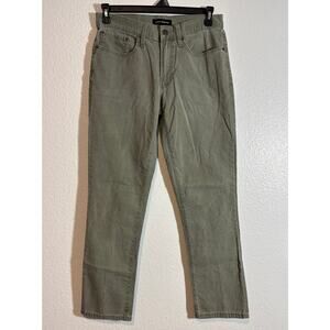 Lucky Brand Men's Size 30x30 Olive Green 223 Straight Leg Cotton Stretch Jeans